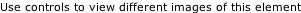 Use controls to view different images of this element